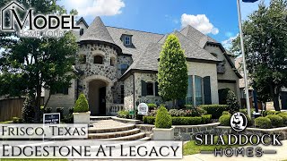 New Construction Homes in Dallas  Model Home Shaddock Homes Edgestone At Legacy Frisco TX [upl. by Louie]