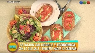 Receta Milanesas de Soja a la Napolitana  Morfi [upl. by Aidile]