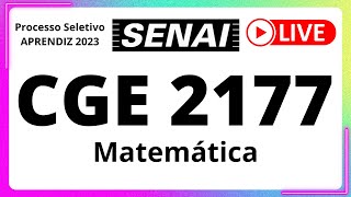 PROVA DO SENAI CGE 2224  PROCESSO SELETIVO SENAI 2024  CURSO TÉCNICO  QUESTÃO 30 [upl. by Llevol]