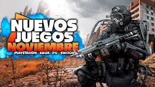 Los Juegos MÁS ESPERADOS de Noviembre 🔥 Nuevos Estrenos en PS5 Xbox Switch y PC [upl. by Ssegrub]