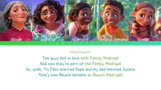 ENCANTO SONG LYRICS  THE FAMILY MADRIGAL [upl. by Psyche94]