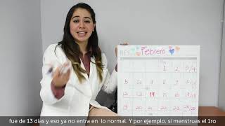 ¿Cómo saber si mi ciclo menstrual es regular o irregular [upl. by Kcirednek]