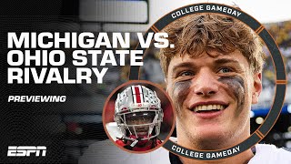 UNDEFEATED vs UNDEFEATED 😳 Previewing Michigan vs Ohio State  College GameDay [upl. by Weikert]