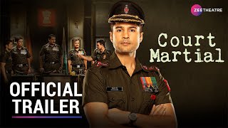 Court Martial  Official Trailer  Rajeev Khandelwal  Legal Drama  Zee Theatre [upl. by Intirb]