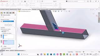 4 Modélisation des Cordons de soudure et des goussets [upl. by Yentroc839]