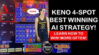 4 Card Keno  4 Spot Strategy shorts keno slots casino youtubeshorts youtube ai Keno [upl. by Garap]