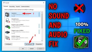 How To FIX No Sound And Audio Problem In Windows 10 Realtek HD Audio Manager Missing From Windows [upl. by Hurwitz]