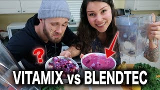 VITAMIX vs BLENDTEC  BLENDER BATTLE [upl. by Claudine]