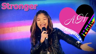 Stronger Kelly Clarkson  Angelica Hale in Kolkata India [upl. by Marylynne376]