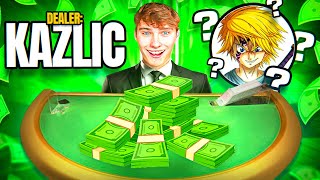 THE BEST BLACKJACK DEALER INSANE [upl. by Eirual]