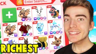 RICHEST Adopt Me INVENTORY TOUR MEGA NEON Legendary Pets And RAREST Roblox Adopt Me Items [upl. by Alurd]