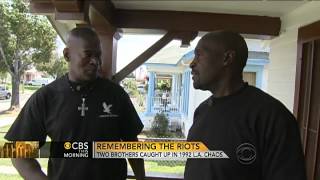 20 years after LA riots brothers reflect [upl. by Vidovic]