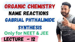 L 12 GABRIEL PHTHALIMIDE REACTION CARBONYL COMPOUNDS  Only for NEET amp JEE ​⁠​⁠ [upl. by Boot]