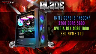 DECLICINFOcom  CONFIG BLADE RTX4080 et I514600KF 102023 [upl. by Selie134]