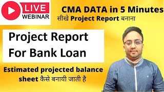 Project Report for Bank Loan How to Prepare Project Report bankloan [upl. by Ayyidas]