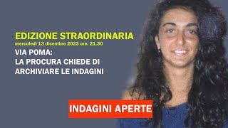 EDIZIONE STRAORDINARIA  richiesta di archiviazione per Simonetta Cesaroni delitto di Via Poma [upl. by Aketahs]