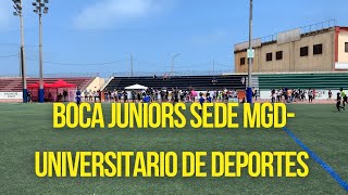 BOCA JUNIORS SEDE MGD 4  UNIVERSITARIO DE DEPORTES 3 COPA INTI CUP 2024  CAT 2015 [upl. by Artnoed]