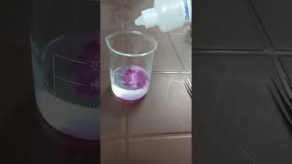 Reaction of phenolphthalein solution with NaOH solution [upl. by Sinclair520]