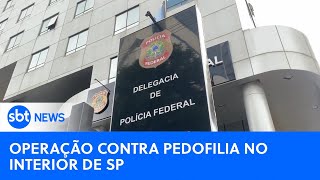 Operação da PF prende homem suspeito de armazenar conteúdos de abuso sexualSBTNewsnaTV210224 [upl. by Hendrick]