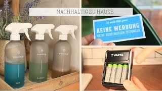 Tipps für ein nachhaltigeres zu Hause  Mülltrennung Energiesparen und nachhaltigeProdukte [upl. by Mick]