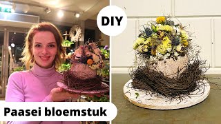 BLOEMSTUK PASEN 🐣 Cursus bloemschikken 67  Carlein Tukkers [upl. by Juli]