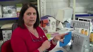 Using Your Overlocker  Serger How to Curves and Corners [upl. by Hilleary]