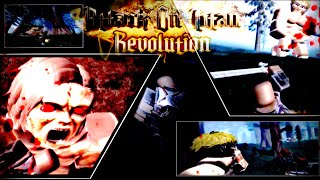 THIS HANDS DOWN IS THE NEW Best AOT Game Out There  ATTACK ON TITAN REVOLUTION [upl. by Utham]