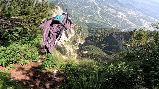 Wingsuit Flying  Paganella Grotta With Chris  Italy 🇮🇹 [upl. by Farl751]