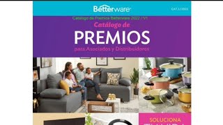 Catálogo de premios Betterware 2022✨💙betterware catálogos premios [upl. by Ehsrop485]