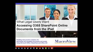 Accessing Documents amp Emails in O365 SharePoint Online from an iPad [upl. by Idnal713]