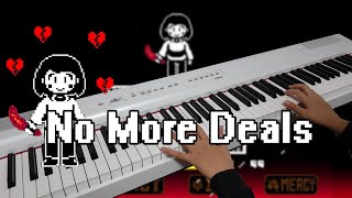 Undertale No More Deals  Chara Theme Piano Cover [upl. by Trebleht]