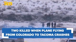 Plane flying from Colorado to Tacoma Wash crashes in Utah Two killed [upl. by Mariele]