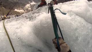 Swiss Ice Climbing near Interlaken Switzerland [upl. by Einal]