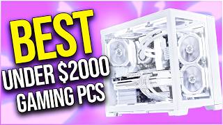 Best Prebuilt Gaming PCs UNDER 2000 in 2024 [upl. by Darryn]