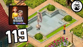 Repairing Fountain in Flower Garden 🏡 Merge Mansion  Gameplay Walkthrough  Part 118 [upl. by Cruce304]