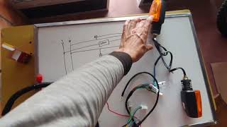 Circuito de Direccionales en motos Esquema electrico y posibles fallasBien explicado [upl. by Kinemod]