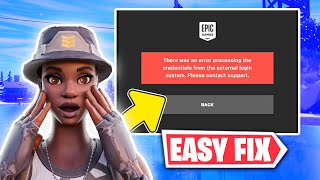 How To Fix Epic Games quotthere was an error processing the credentials from the external login systemquot [upl. by Arnie]