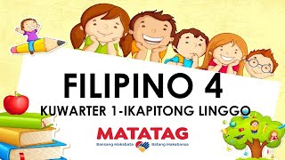 FILIPINO 4 MATATAG Q1 WEEK 7TEKSTONG IMPORMATIBO BAHAGI NG AKLAT [upl. by Eenaej]