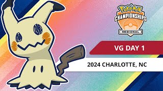 VG Day 1  2024 Pokémon Charlotte Regional Championships [upl. by Anitac]