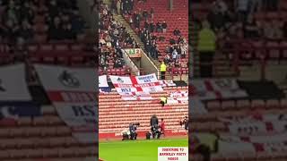 Bristol Rovers Fans Travel 185 miles to watch Barnsley Fc V Bristol Rovers Fair play bristolrovers [upl. by Lubeck]