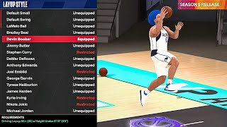 THE NEW BEST LAYUP STYLE SEASON 5 NBA 2K24 [upl. by Yrag]