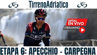 EN VIVO  TirrenoAdriático 2022  Etapa 6 Jhonatan Narváez también se marcha [upl. by Winograd]