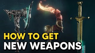 How to Get New Tombs of the Fallen Weapons All Weapon Locations  Assassins Creed Valhalla [upl. by Rimidalg]