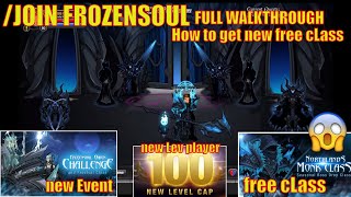 AQW JOIN FROZENSOUL WALKTHROUGH  HOW TO GET NORTHLAND MONK CLASS [upl. by Acinahs]