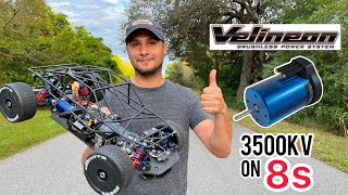 Pushing the Traxxas Velineon 3500KV Motor to its limit The first on 8s [upl. by Conni]