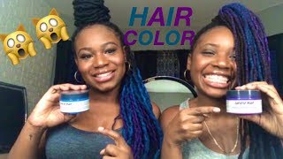 USING MOFAJANG HAIR PAINT WAX TO COLOR OUR LOCSVLOG [upl. by Enrichetta179]