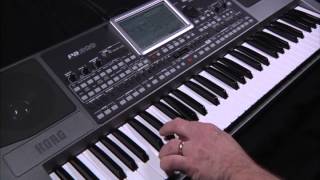 KORG Pa900 ビデオ・マニュアル 「3 Styles」 [upl. by Akiret479]