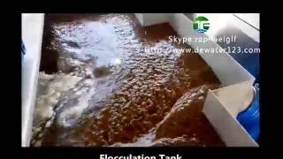 Palm Oil Factory Malaysia screw sludge volute dehydrator machine （salesdewater123com） [upl. by Ahseniuq]