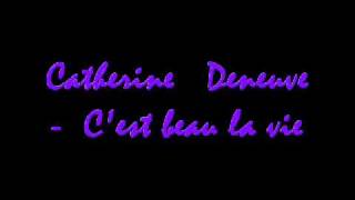 Catherine Deneuve  Cest beau la vie Potiche BO [upl. by Ikir854]