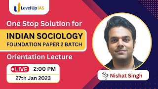 Sociology Foundation Paper II One Stop Solution for Indian Sociology by Nishat Singh [upl. by Athey507]